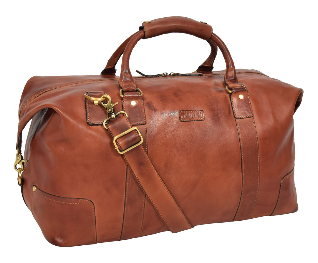 Echtes Leder Reisetasche Vintage Hellbraun Luxus Reise Duffle Tasche Fitnessstudio Wochenende Kabine