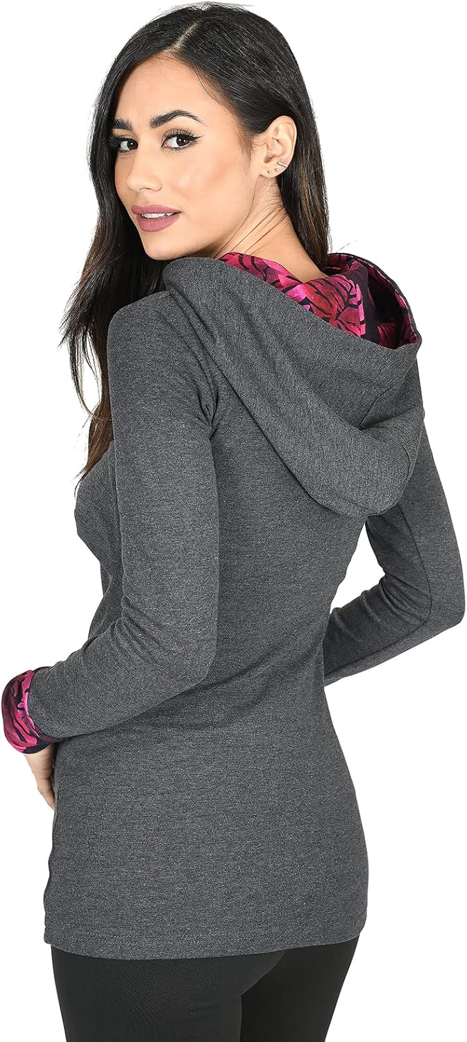 MijaCulture Umstandsmode 2in1 Stillpullover & Umstandspullover Stilltop Stillpulli Neli M007 XL Grap