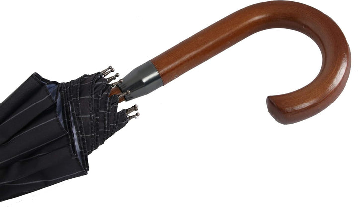 1224M SUSINO hochwertiger Stockschirm 12-teilig mit Automatik - sturmsicher in Men's Design (117 Dur