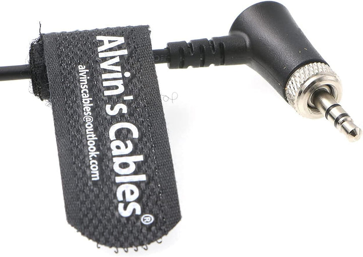 Alvin's Cables Low-Profile Mini-XLR 3-Pin Stecker TA3M auf 3.5mm-TRS-Locking Audio-Kabel für Canon-E
