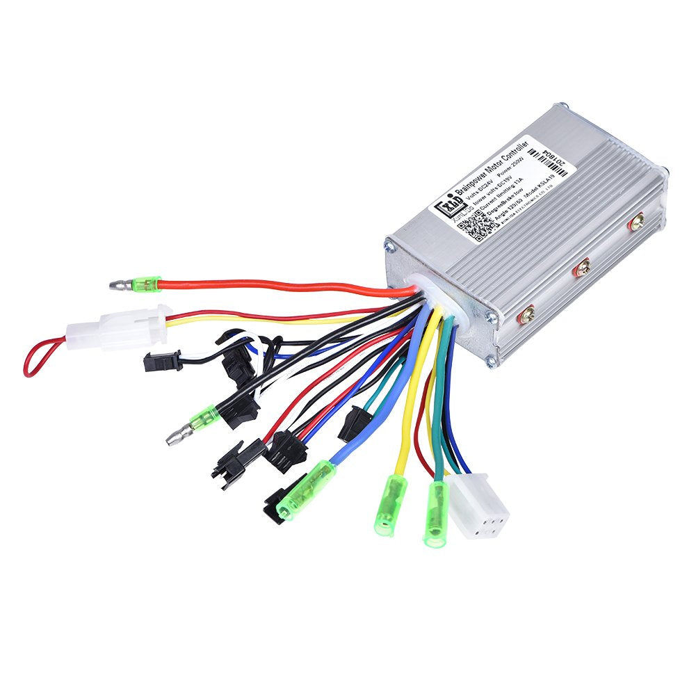 24V 13A 250W Bürstenloser Motorregler Aluminiumlegierung Shell Motor Drehzahlregler für Elektrofahrr