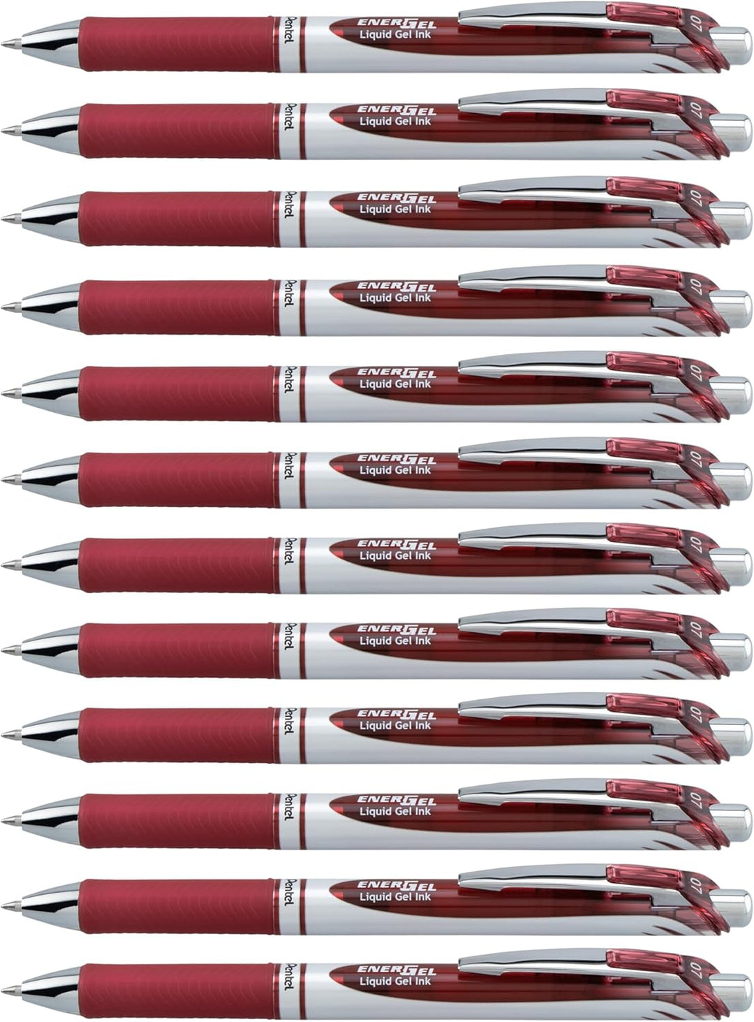 Pentel BL77-BGX EnerGel Gel-Tintenroller mit Druckmechanik, 0,7 mm Kugeldurchmesser = 0,35 mm Strich