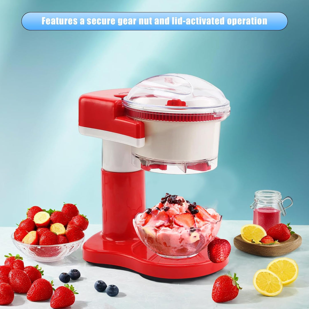 Elektrische Eiscrusher Slushy Maker Slush Maschine Eiswürfelzerkleinerer für Home Bar Küche Shaved I