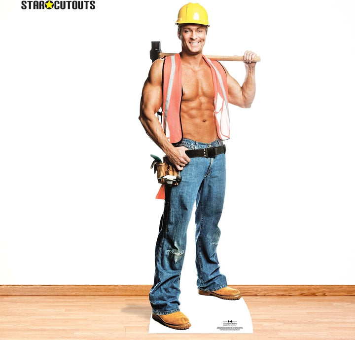 Star Cutouts Pappaufsteller Billy der Bauarbeiter Billy Konstruktion, Billy Konstruktion