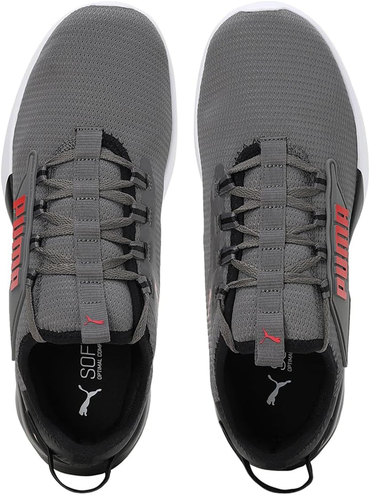 PUMA Unisex Retaliate 2 Sportschuh 40.5 EU Castlerock Puma Black High Risk Red, 40.5 EU Castlerock P