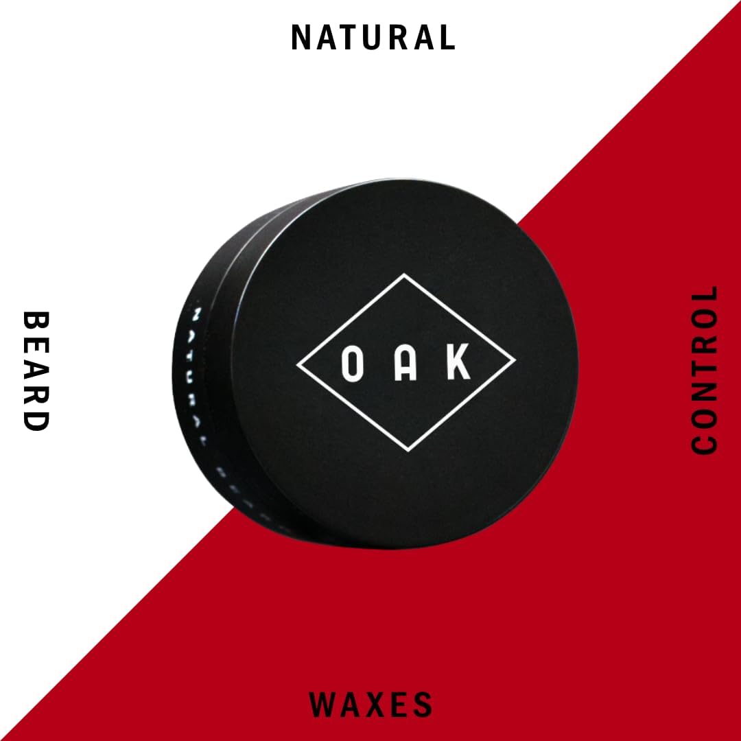 OAK BEARD HOLD I Bartwachs, Bartpomade (50 ml): Bringt Halt und kompakte Form. Bartstyling mit natür