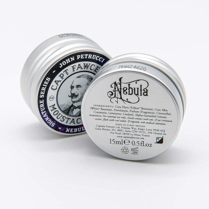 CAPTAIN FAWCETT Nebula Schnurrbart Wachs, 15 ml, Standard, einzigartig Bergamotte,Grapefruit,Kaffee,