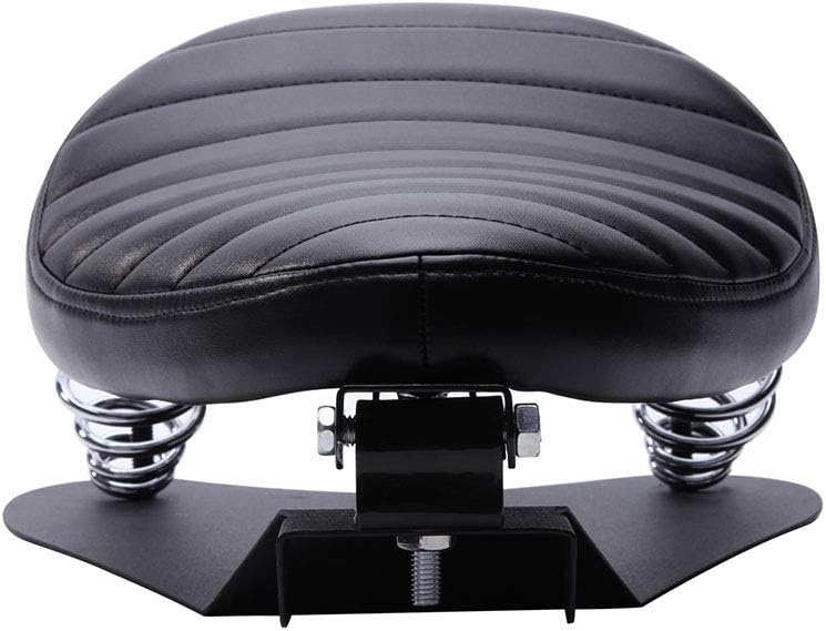 Custom Motorradsitz Solo Sitz, Motorrad Leder Solo Sitz W/Halterung Federhalter Kit Grundplatte für