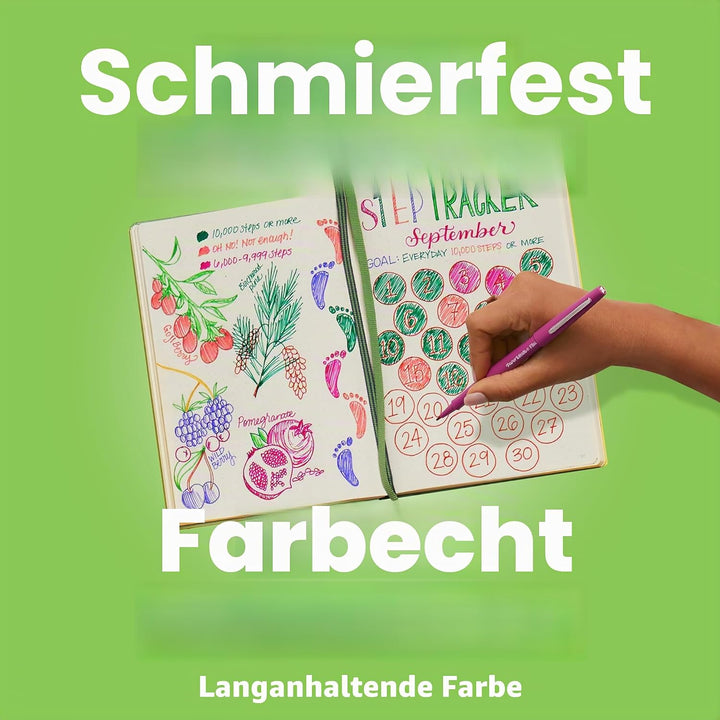 Paper Mate Flair Filzstifte mittlere Spitze (0,7 mm) Schwarz 36 Stück 1 stück (36er Pack) Mittlerer