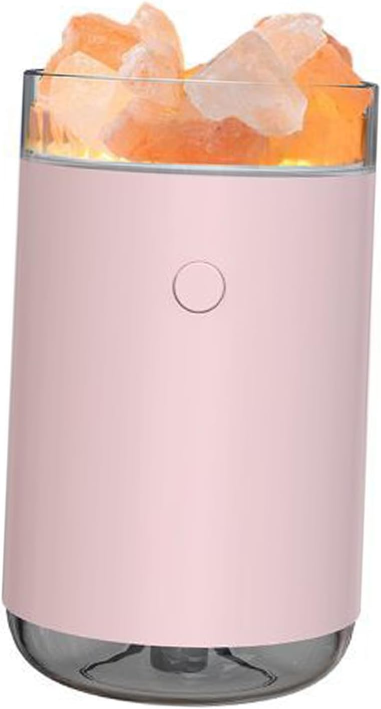 Salzdiffusor, Luftbefeuchter USB, Diffusor mit farbenfrohen leichten Effekt Luftqualität Verbesserun