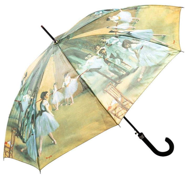 LUCKYWEATHER Regenschirm Stockschirm Damen Motiv Ballet Class Auf-Automatik I Stockregenschirm gross