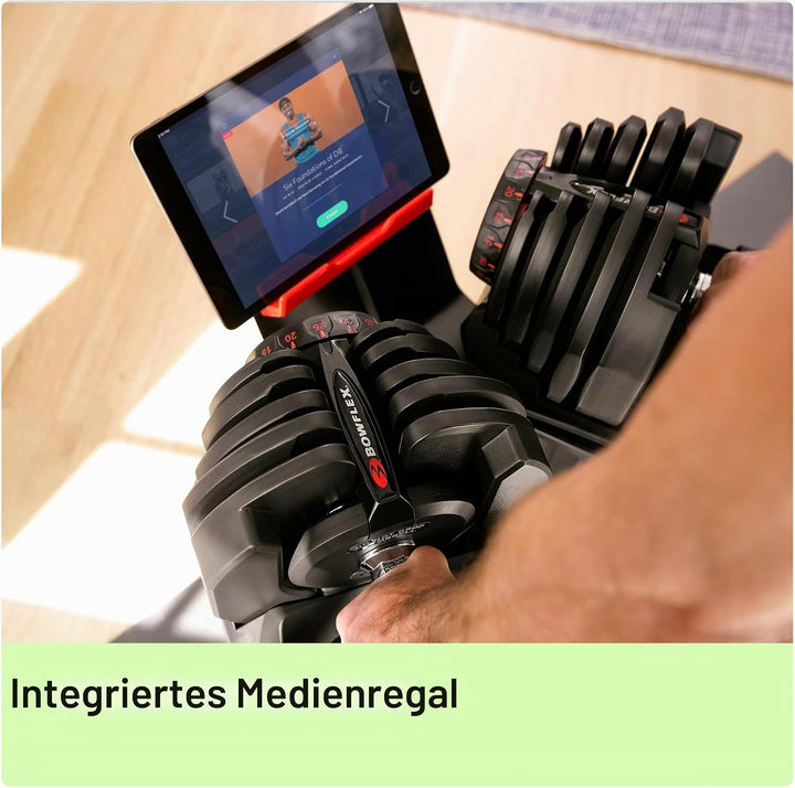 Bowflex Hantelständer mit Media Rack EU