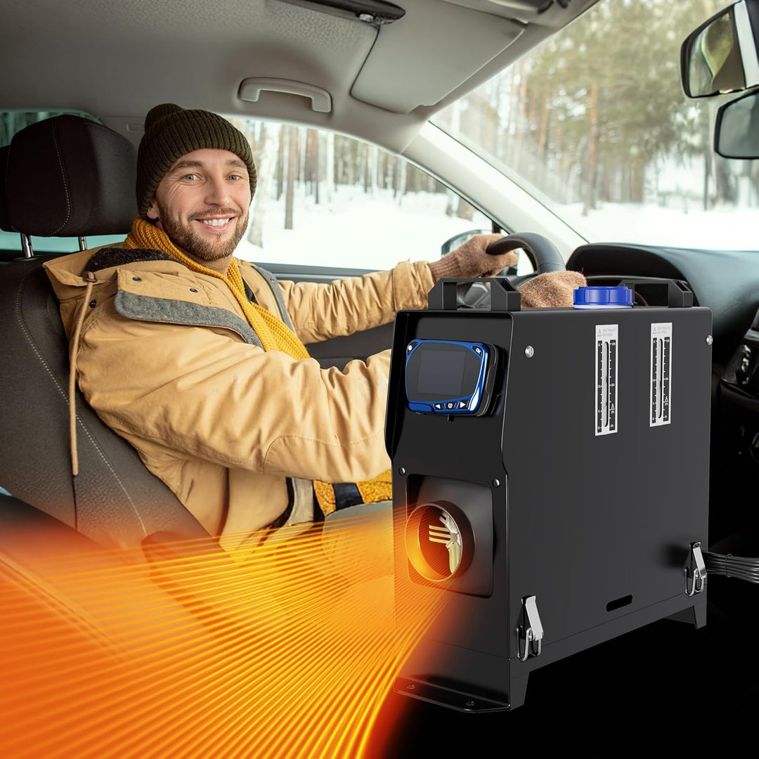 8KW Diesel Standheizung 12V Luft Dieselheizung mit Fernbedienung Air Diesel Heizung Set mit LCD Moni