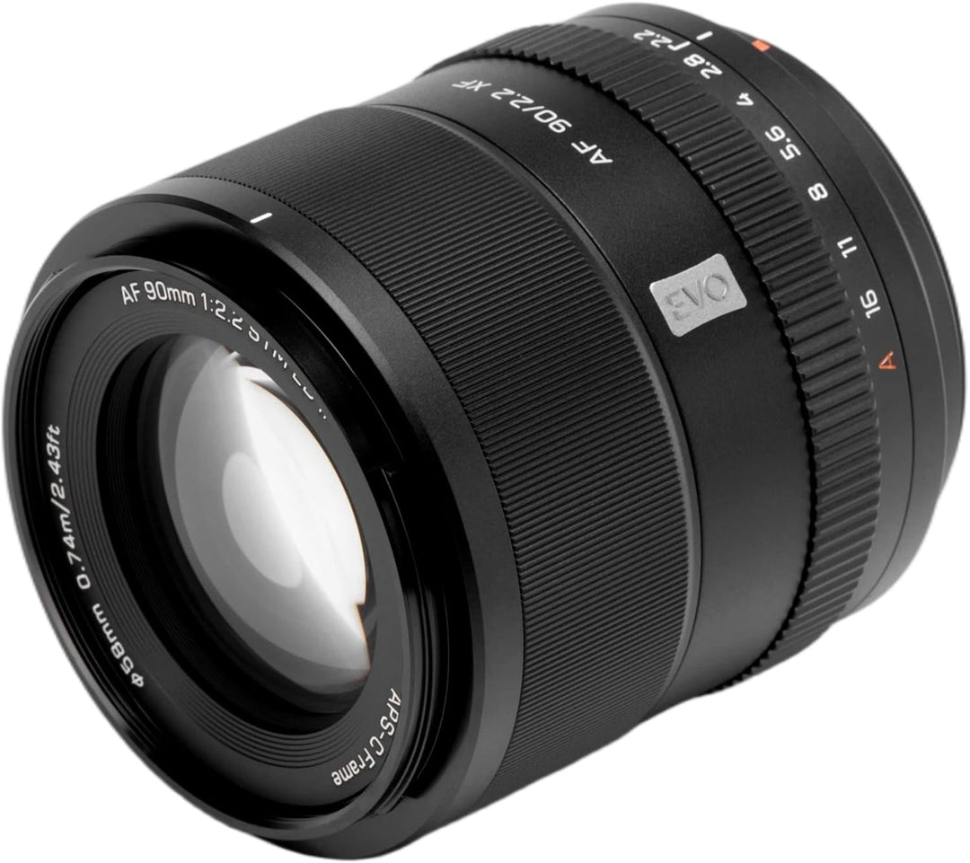 VILTROX 90mm F2.2 XF EVO Objektiv, AF 90mm f2.2 für Fuji X Mount, Autofokus APS-C Objektiv für Fujif