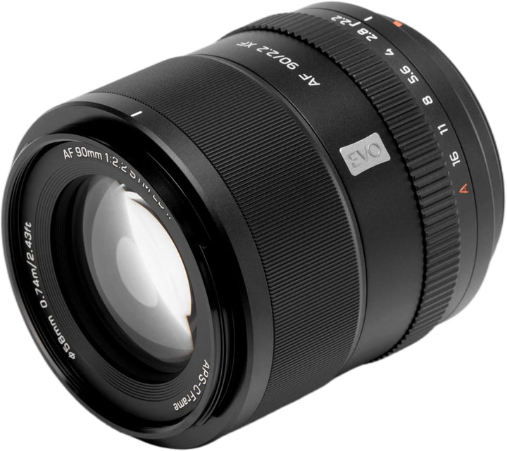 VILTROX 90mm F2.2 XF EVO Objektiv, AF 90mm f2.2 für Fuji X Mount, Autofokus APS-C Objektiv für Fujif