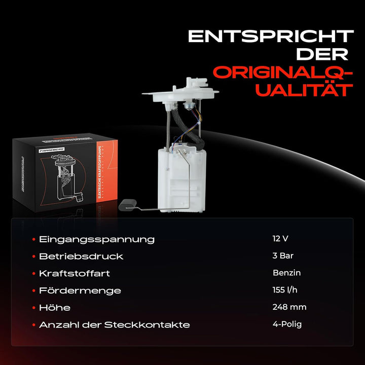 Kraftstoffpumpe Benzinpumpe für Panda 312 319 0.9L 1.2L Benzin 2012-2019 51885821