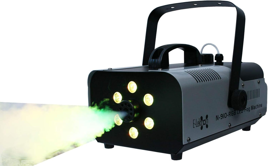 E-Lektron N-910-RGB Nebelmaschine 900W mit LED-Beleuchtung und Funk-Fernbedienung