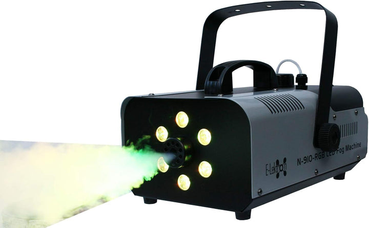 E-Lektron N-910-RGB Nebelmaschine 900W mit LED-Beleuchtung und Funk-Fernbedienung