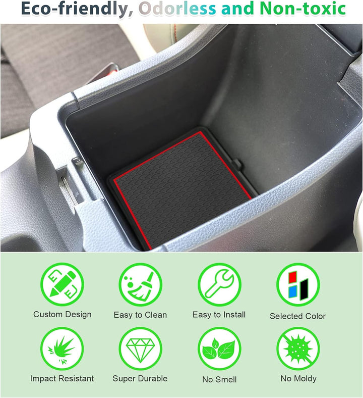 GAFAT Kompatibel mit Honda HR-V 2022 2023 Antirutschmatten, HRV 2022 Gummimatten, Mittelkonsole Getr