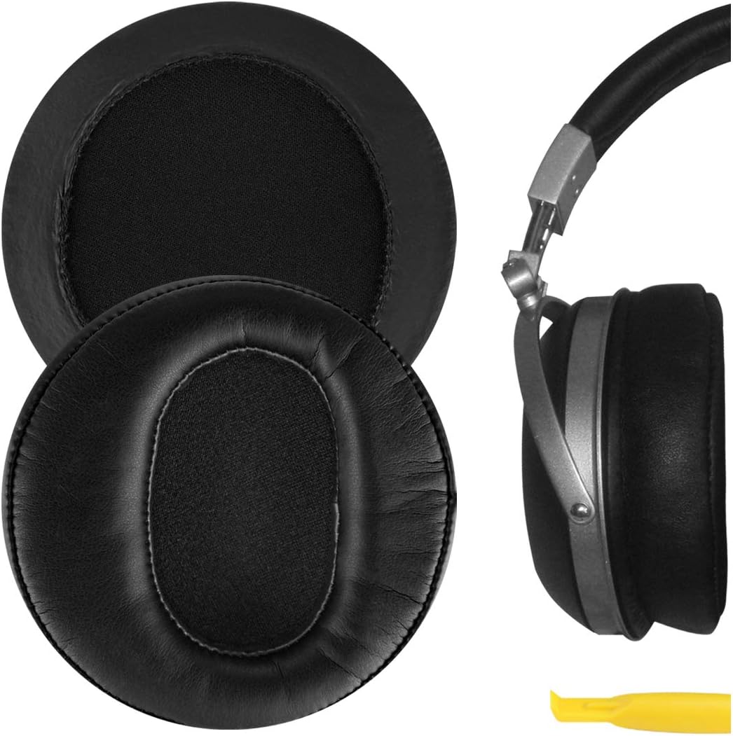 Geekria QuickFit Protein Leder Ersatz Ohrpolster für DENON AH-D2000, D5000, D5200, D7000, D7200, D92