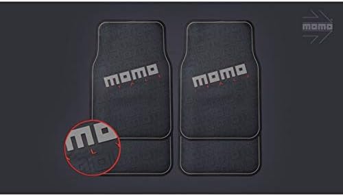 MoMo cm009bg Teppich PVC, schwarz/grau, Norme