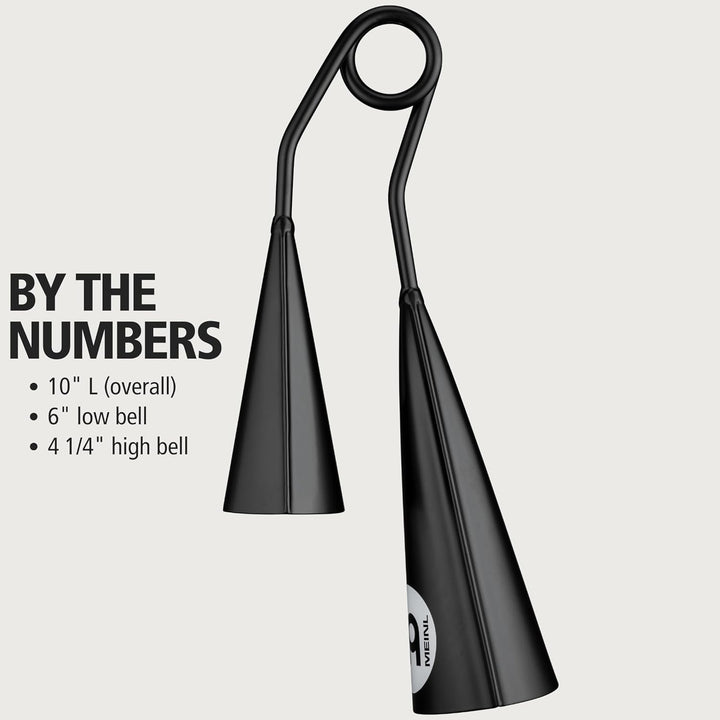 MEINL Percussion A-Go-Go Bell small - pulverbeschichtet schwarz (STBAG5)