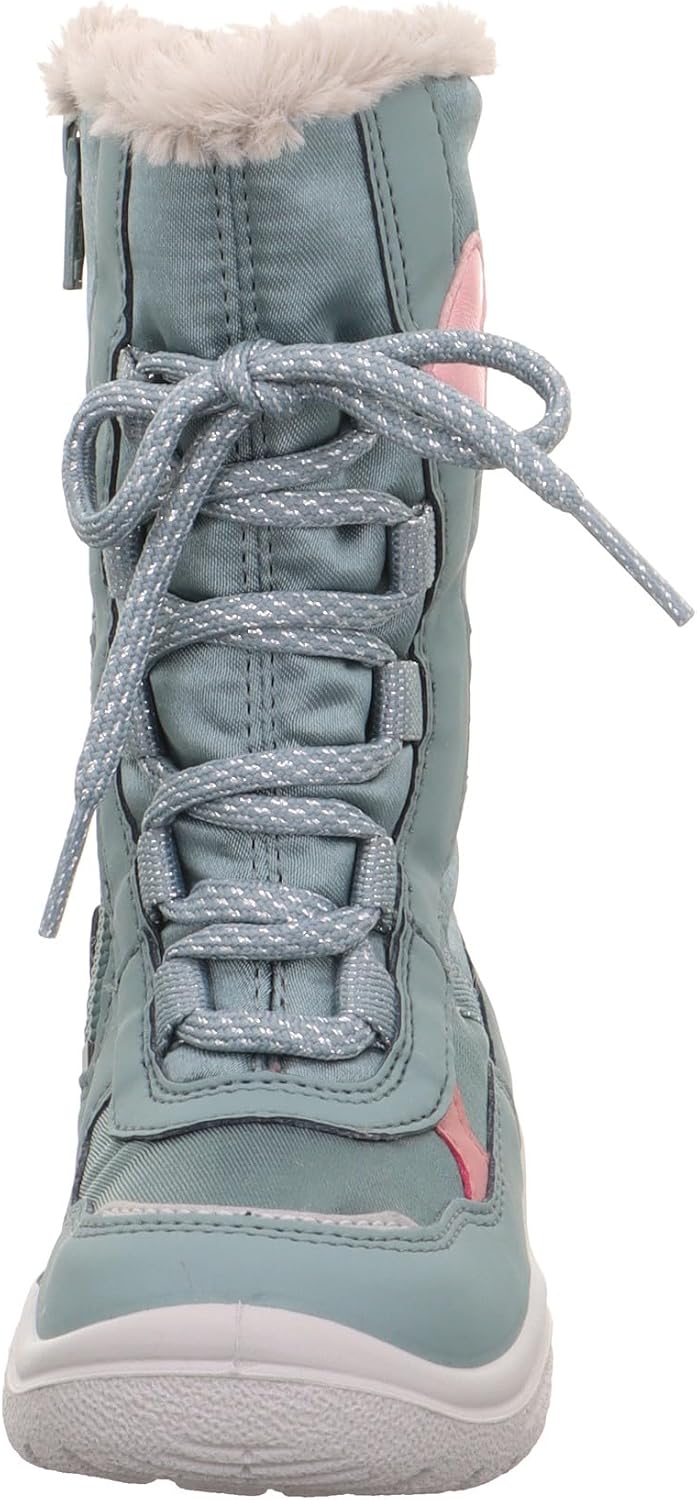 Superfit Mädchen Crystal Schneestiefel 25 EU Schmal Hellgrün Rosa 7500, 25 EU Schmal Hellgrün Rosa 7