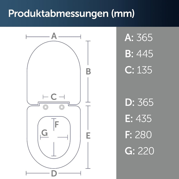 Ideal Standard Connect Air WC-Sitz mit Softclose, Wrapover – Schwarz Matt | Abnehmbarer WC-Sitz mit