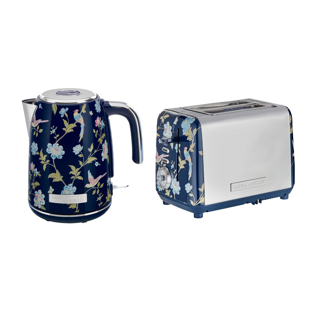 Laura Ashley Toaster und Jug Wasserkocher Set von VQ (Elveden Marine, Elektrischer Wasserkocher und