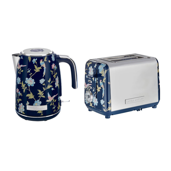 Laura Ashley Toaster und Jug Wasserkocher Set von VQ (Elveden Marine, Elektrischer Wasserkocher und