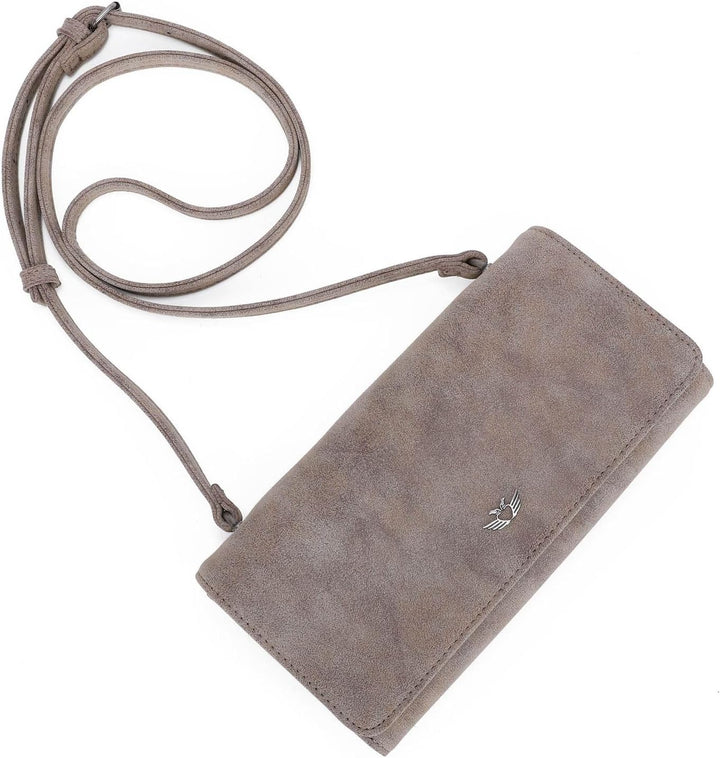 Fritzi aus Preussen Damen Flap01 Cross Vintag 459 Old Wood Umhängetasche, One Size