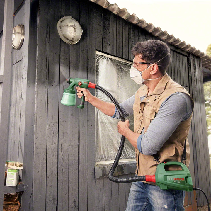Bosch Home and Garden elektrisches Farbsprühsystem PFS 1000 (für Holzfarbe, im