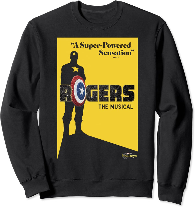 Marvel Hawkeye Rogers The Musical Poster Sweatshirt