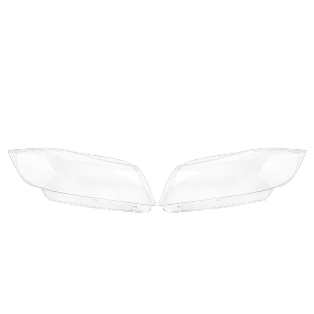 LST 2x Scheinwerferglas Streuscheibe Frontlicht Abdeckung links rechts Set kompatibel mit BMW 3er E9