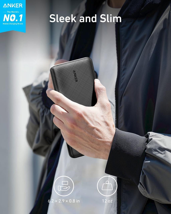 Anker 325 Powerbank, 20000mAh externer Akku PowerIQ Technologie USB-C Port, enorme Energiedichte, ko