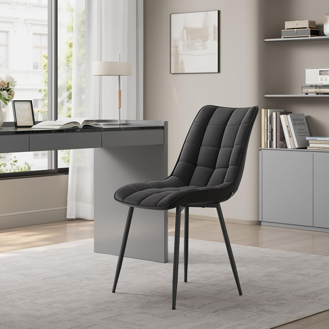 WOLTU Esszimmerstühle 2er Set, für Wohnzimmer Küche Esszimmer, Küchenstühle gepolstert mit Rückenleh