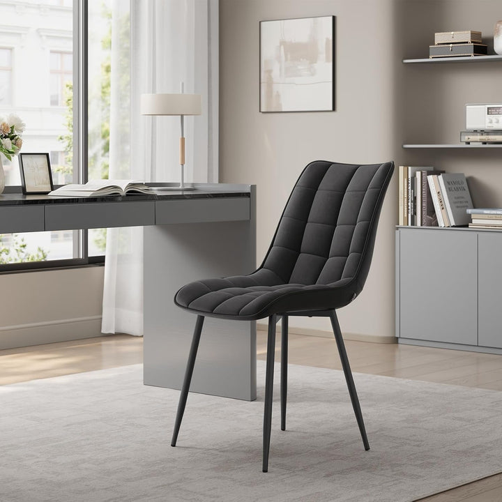 WOLTU Esszimmerstühle 2er Set, für Wohnzimmer Küche Esszimmer, Küchenstühle gepolstert mit Rückenleh