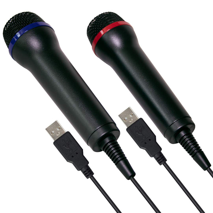 Universal Paaren Twin USB-Mikrofon zu Viert Pack (PS4/Xbox One/Xbox 360/PS3/PC DVD)