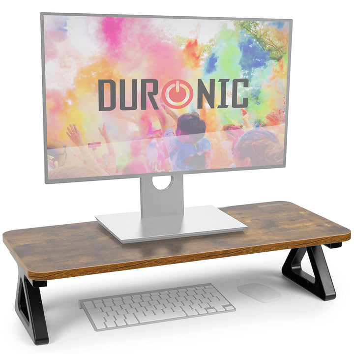 Duronic DM06-1 AO Monitorständer, 62 x 30 cm, Schreibtischaufsatz Erhöhung Bildschirmständer, Dual M