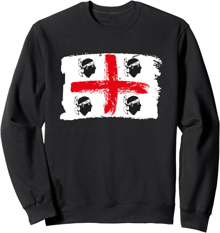 Sardinien Flagge Sardegna Sardinia Italien Design Geschenk Sweatshirt