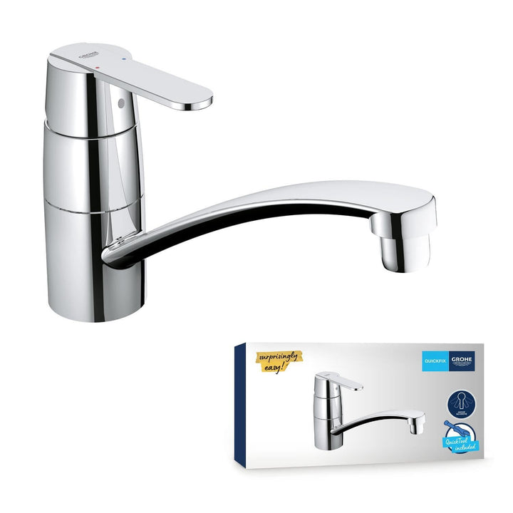 Grohe Get | Küchenarmaturen - Einhand Spültischarmatur | chrom | 32891000, XS, Chrom
