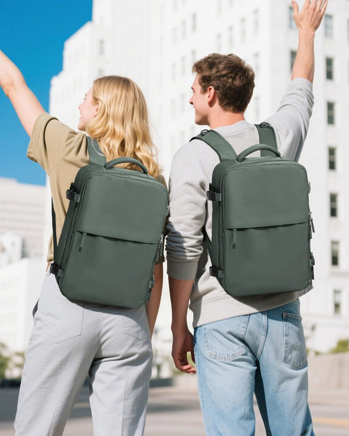 SZLX Vakuum Rucksack Ryanair Handgepäck 40x30x20 Wizzair Reiserucksack Flugzeug für Damen Herren, La