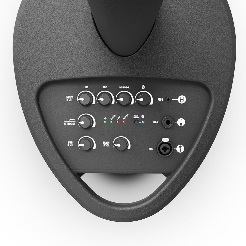 LD Systems LDMAUI5 Ultraportables Säulen PA System mit Mixer schwarz