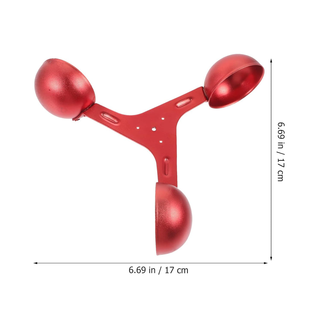 HANABASS Ersatz Windgeschwindigkeitssensor Anemometer Dreibecher 200mm Aluminium Windmesssensor Für