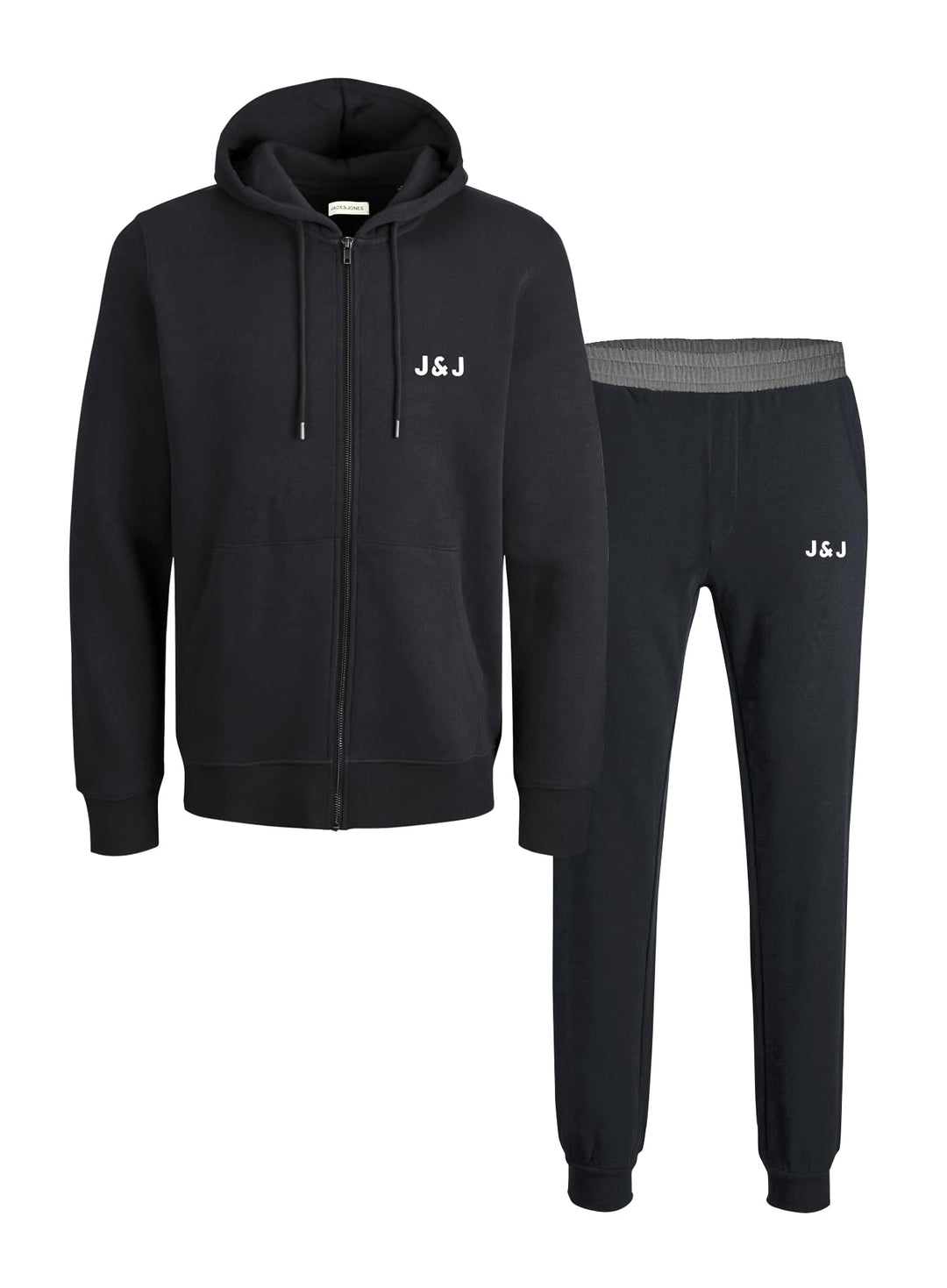 JACK & JONES Herren Jaclounge Set L Schwarz (Black), L Schwarz (Black)