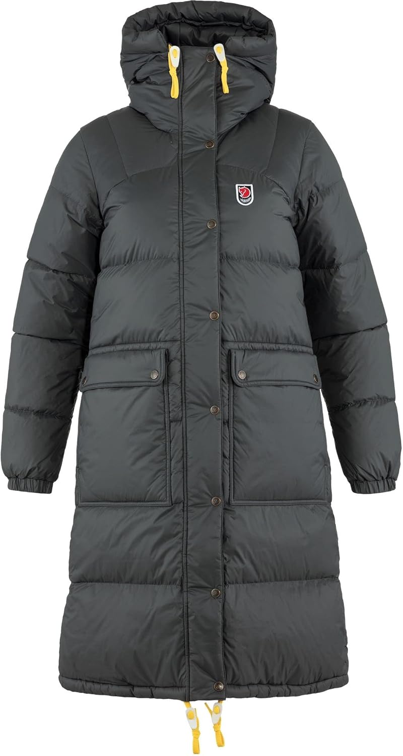 FJÄLLRÄVEN Damen Expedition Long Down Parka W Jacket M Basalt, M Basalt