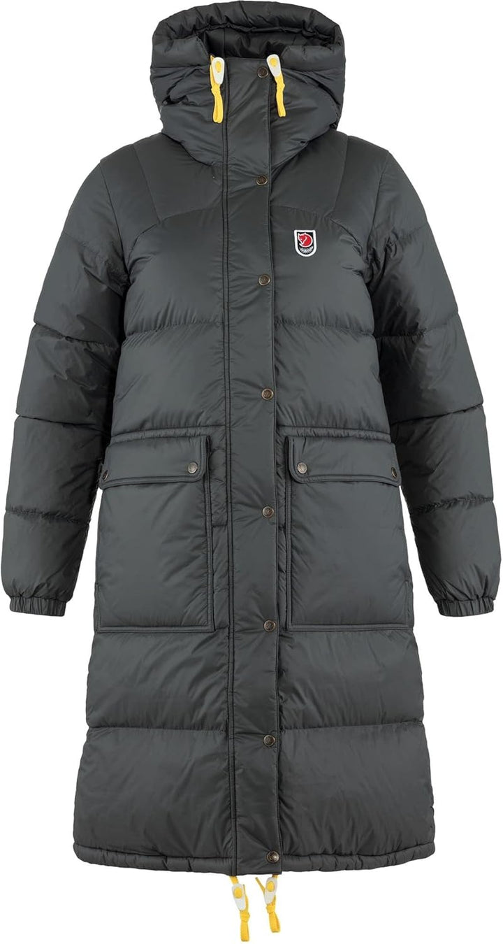 FJÄLLRÄVEN Damen Expedition Long Down Parka W Jacket M Basalt, M Basalt