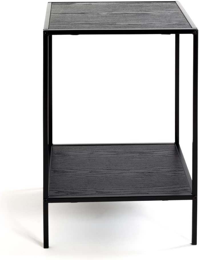 HAKU Möbel Beistelltisch, MDF, schwarz, B 40 x T 40 x H 60 cm