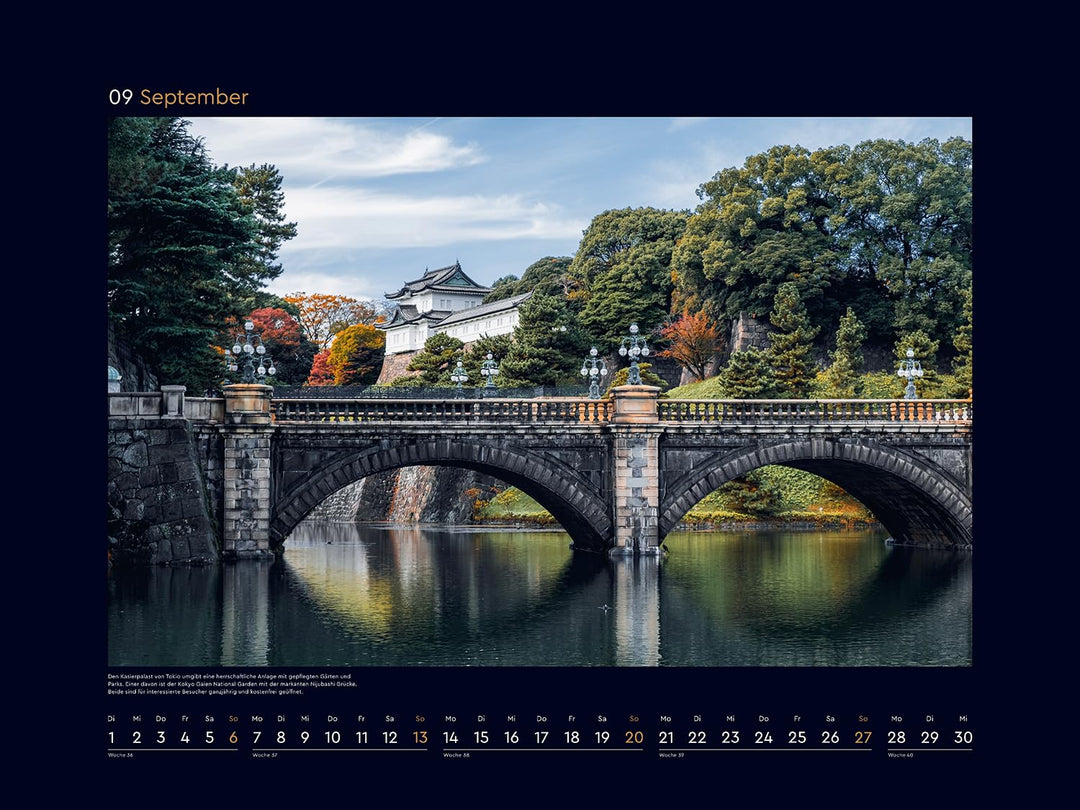 Japan - KUNTH Wandkalender 2026: Hochwertiger, bildstarker Kalender mit Spiralbindung im Grossformat