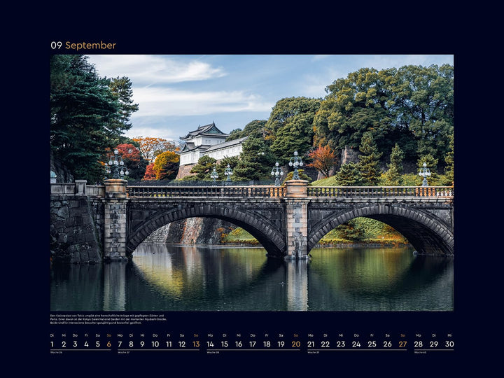Japan - KUNTH Wandkalender 2026: Hochwertiger, bildstarker Kalender mit Spiralbindung im Grossformat